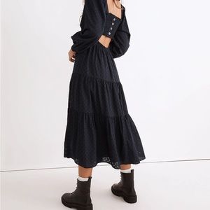 Madewell Lucie Cutout Back Midi Dress